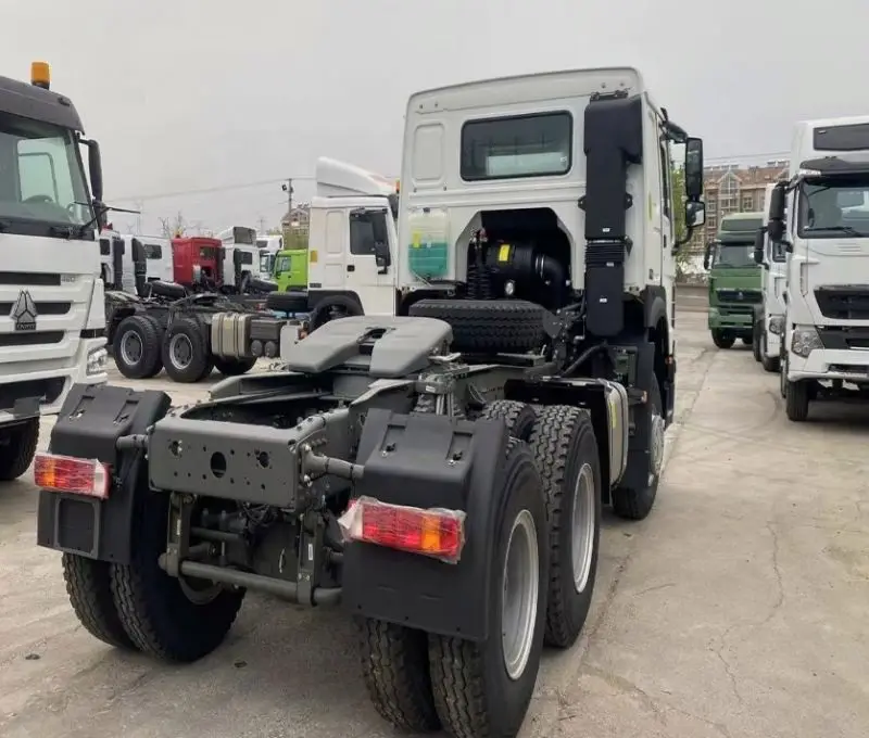 Отремонтированный тягач HOWO 371 л.с. 6x4 10 колеса 50 тонн для африканского рынка