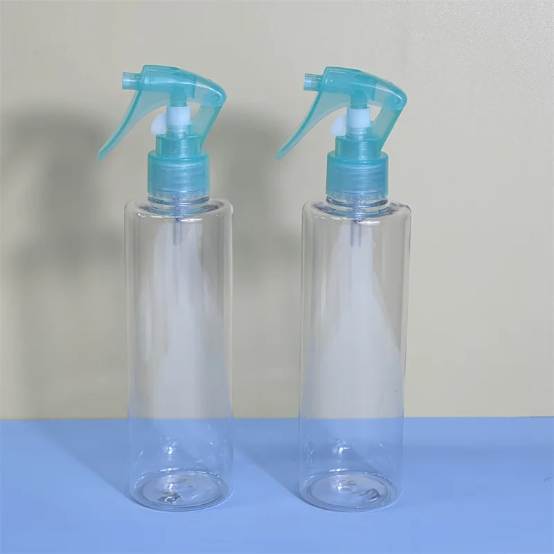 Mini custom plastic white bottles with plastic spray nozzle pump trigger plastic sprayer 20/410 24/410 28/410