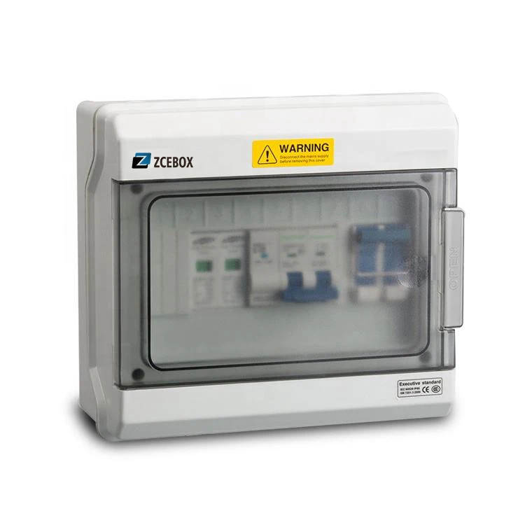 ZCEBOX mcb wall mount  dc combiner box 2-16 ways dc combiner Box