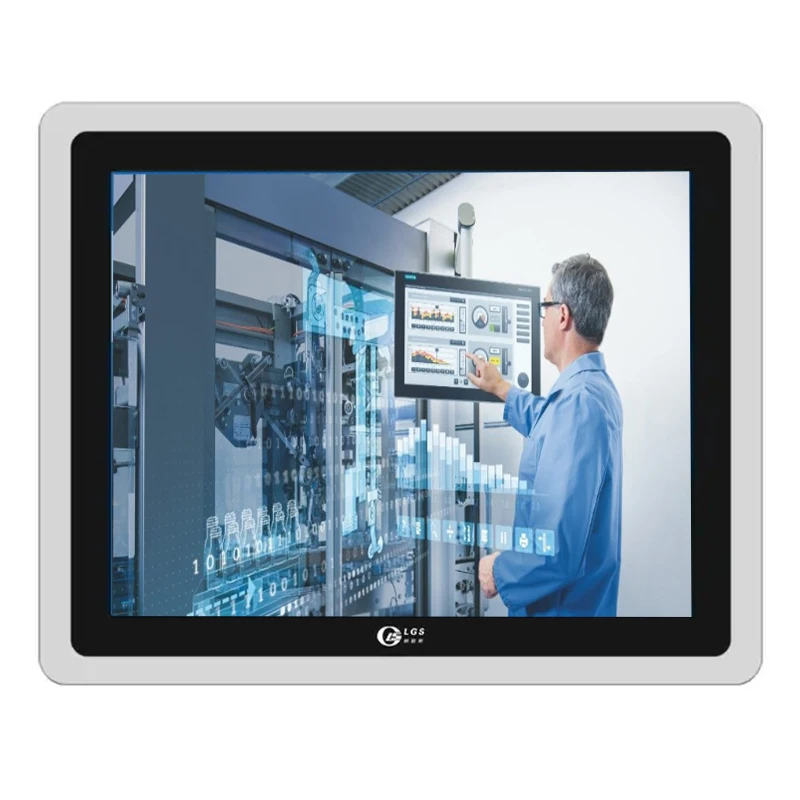 Wholesale Price All In One Industrial PC 17 Inch Capacitive Touch Screen Waterproof i3 i5 For Smart manufacturing And Mall