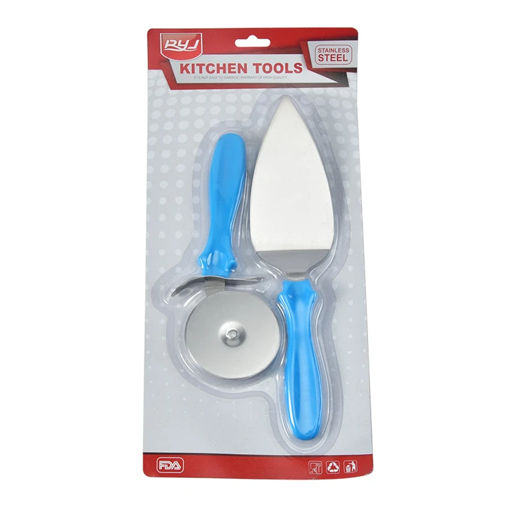 
Home Kitchen Utensils Stainless Steel Cake Cream Spatula Pizza Cutter Cheese shovel Knife butter Jam scraper baking tools set 