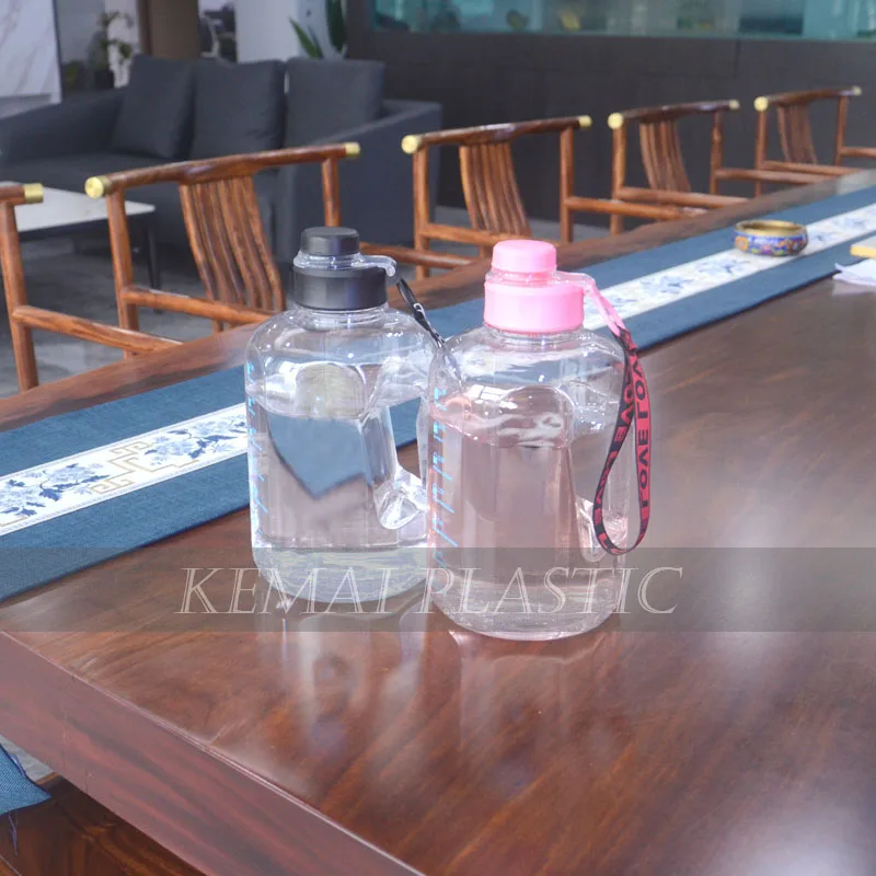 BPA FREE 1.2 1.6 2.2 3 3.78 liter sport drink bottle for gym camping outdoor from plastic factory for bottles and jars