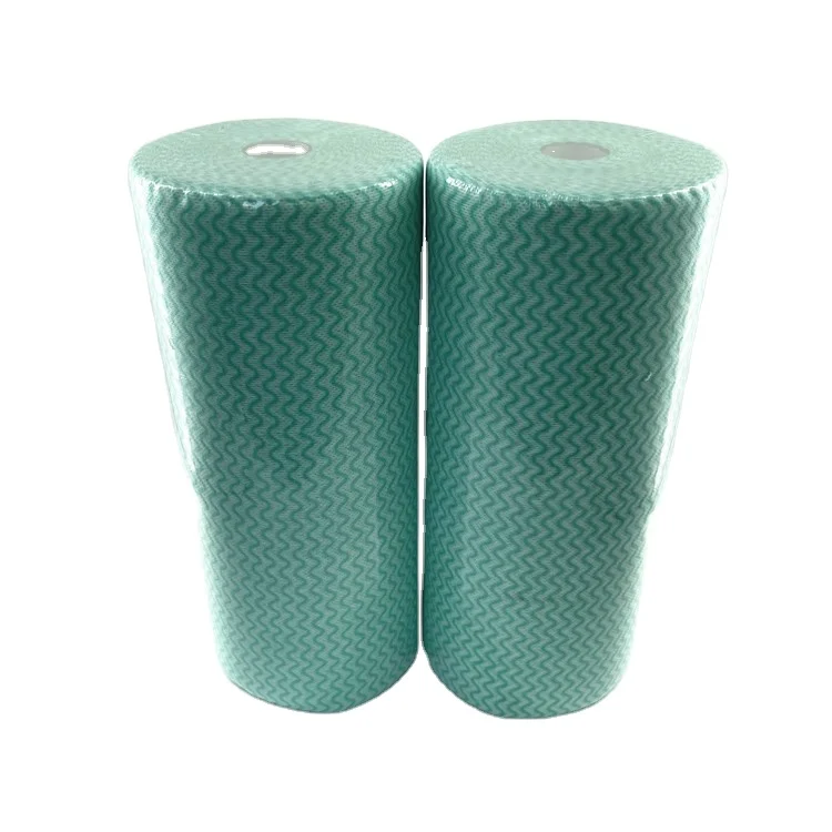 Custom Design Eco-friendly glasses cleaning cloth spunlace nonwoven fabric dish washing cloth in rolls