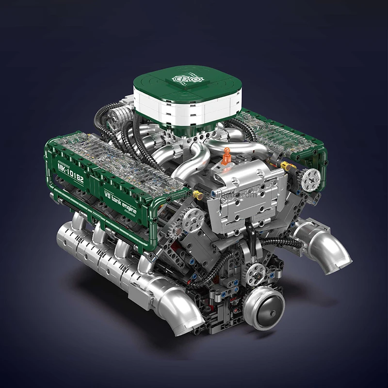 Формовочный 10182 Новый V8 танковый двигатель креативные игрушки Модель игры технические развлекательные модели для детей наборы строительных блоков