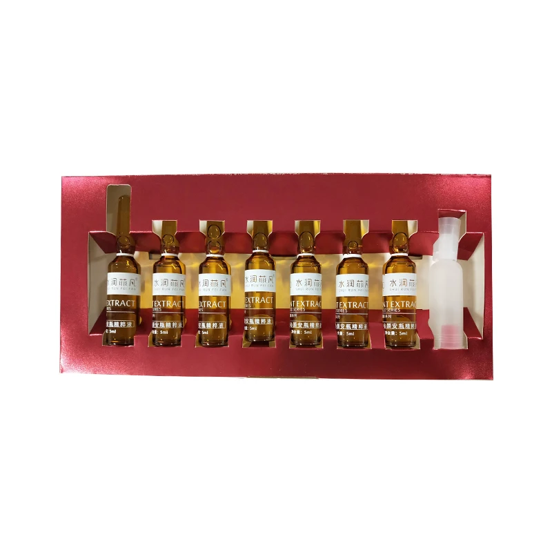 
Production of organic moisturizing brightening repair ampoule essence 