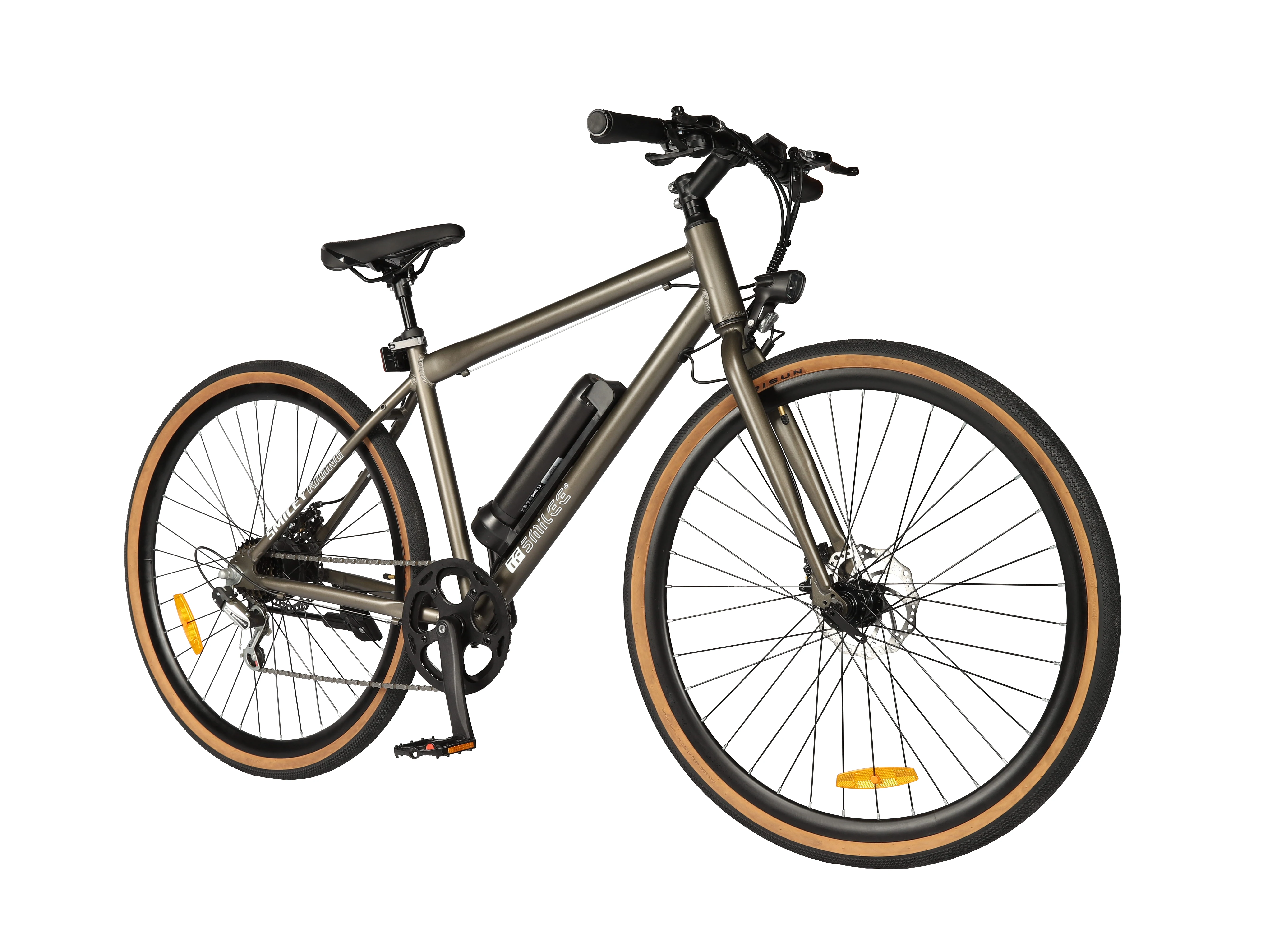 Electric road bike with 250W motor 48V detachable lithium battery suitable for adult city sports and mountain electric bike