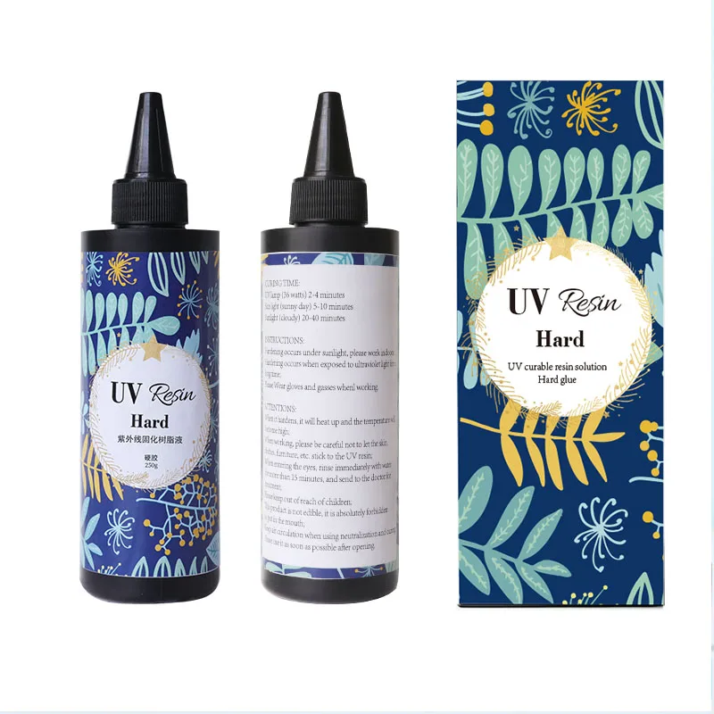 Osbang оптовая продажа 200 г УФ отверждения смолы твердая смола жидкость кристально чистый клей для