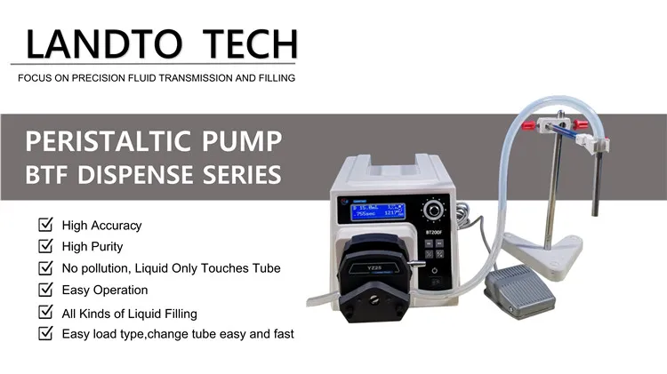 oil filling machine semi automatic lab dispenser pump with tube
