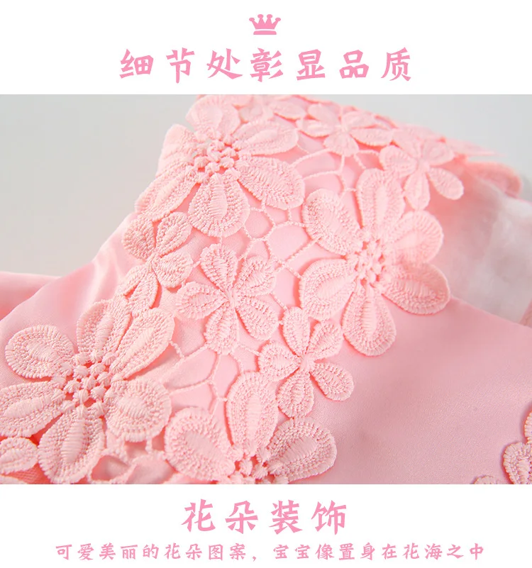 High quality newborn princess dress baby clothes sets  full moon  girl frock  gift box with hundred days gift