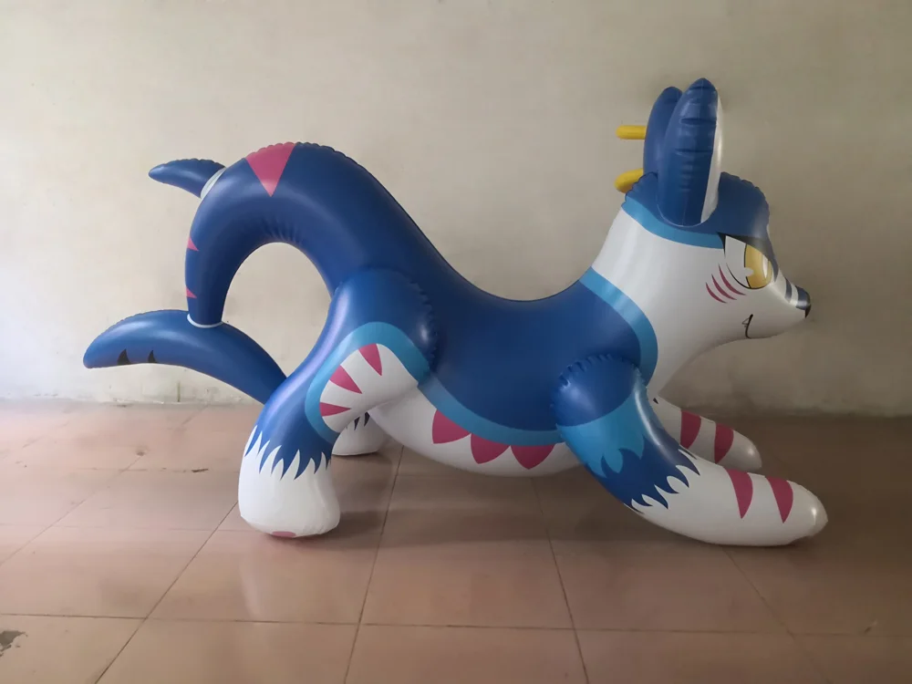 BeiLe надувная синяя лиса на заказ игрушка-животное для любителей