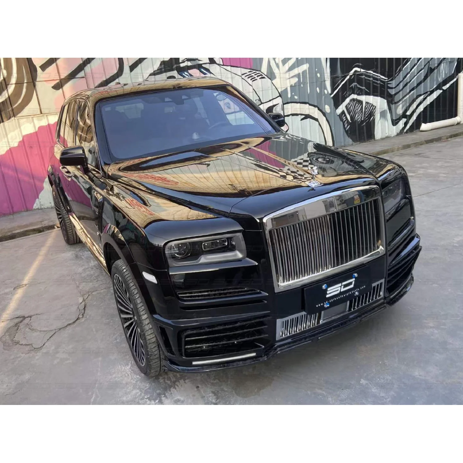 High Quality M Style Design Dry Carbon Fiber Front Bumper Rear Bumper Body Kits Car Accessories for R-s-R-e Cullinan