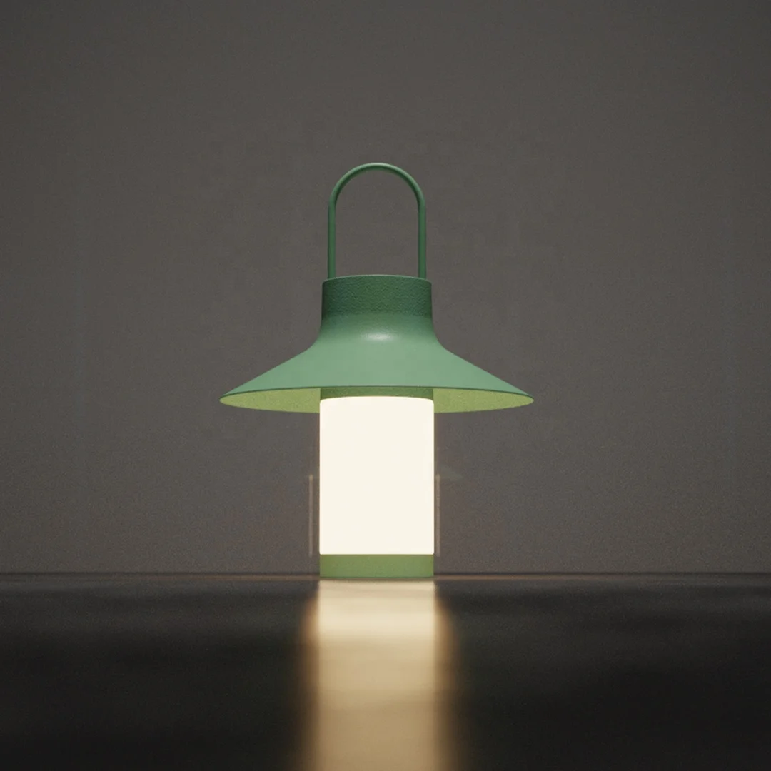 Hotel Luxury Modern Outdoor Lantern Mushroom Shades Rustic Table Stick Lamp for Camping