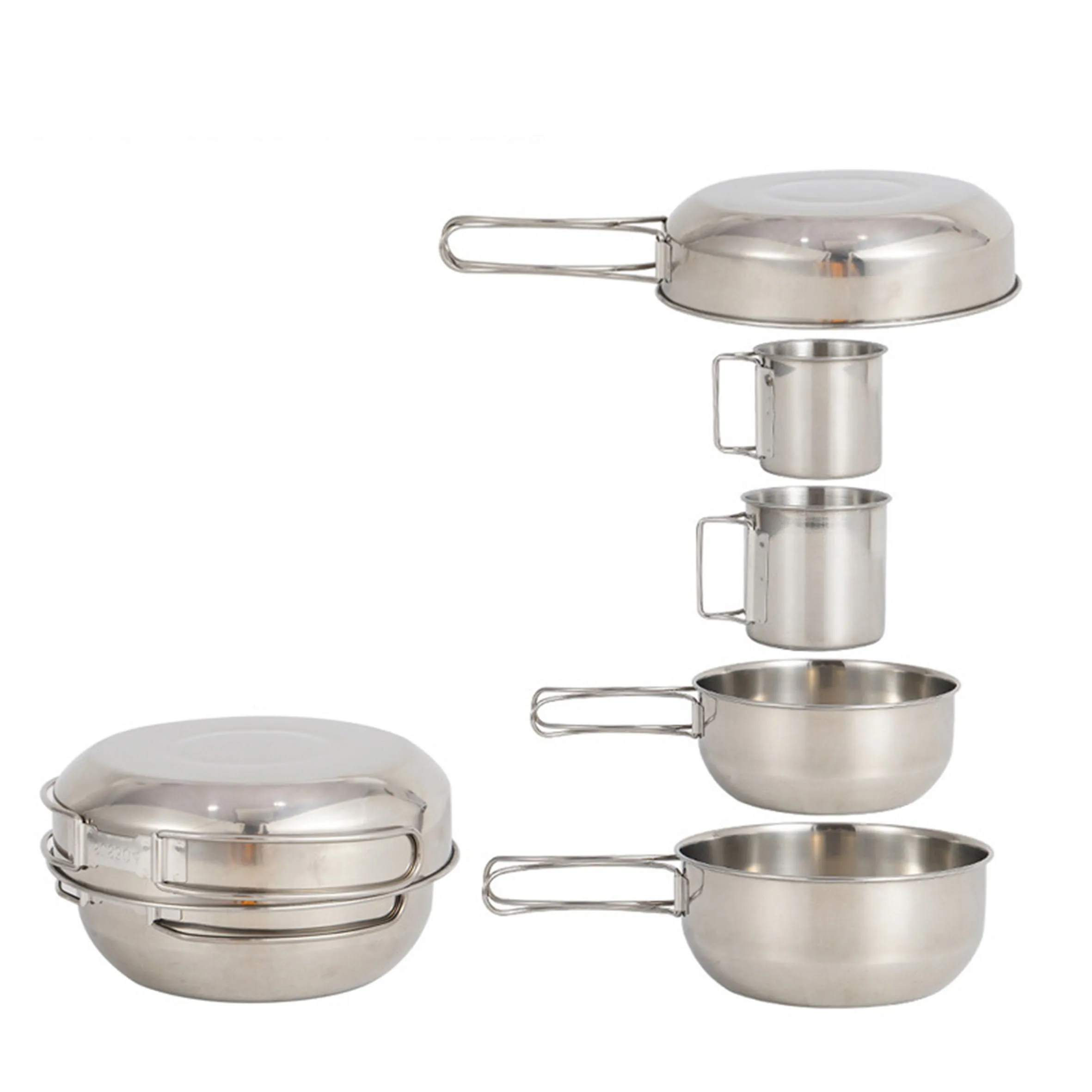 Camping Folding Titanium Spoon Spork,Outdoor Camping Tableware Picnic Ultra-light Hiking Portable Titanium Folding Spork/