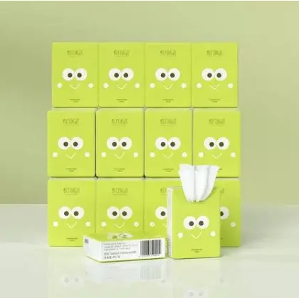 Factory supply  100% cotton bleach -free facial tissue paper/handkerchief paper/pocket paper  customized logo
