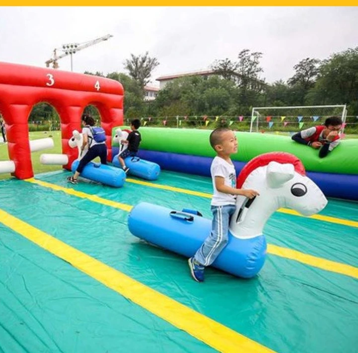 2024 new style Hopping animal toys Jumping Horse Inflatable Horse Play Toys for kids