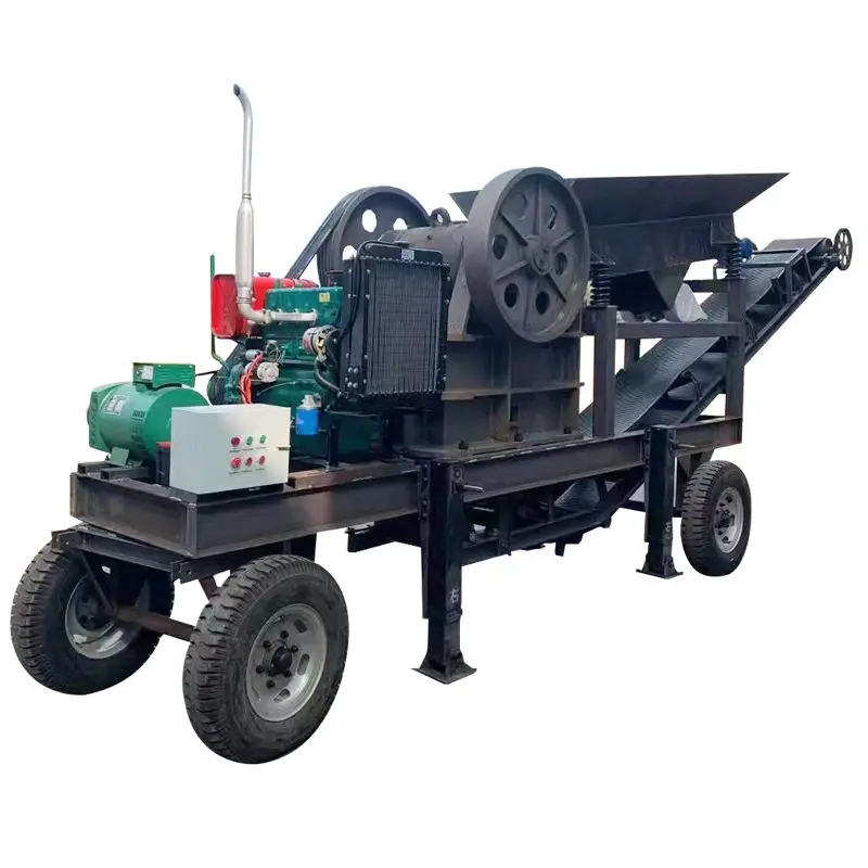 PE250x400 Jaw Crusher with Conveyor and Feeder for Efficient Crushing