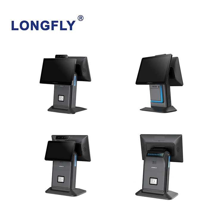 LongFly Machines Skd экран Tpv аппаратное оборудование в принтере 15 6 дюймов все одном pos omSale Android Desktop Pos сенсорный