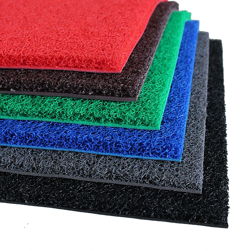 PVC Coil Door Mat Anti-Slip Dust-Proof Welcome outdoor Door coil flooring plastic carpet