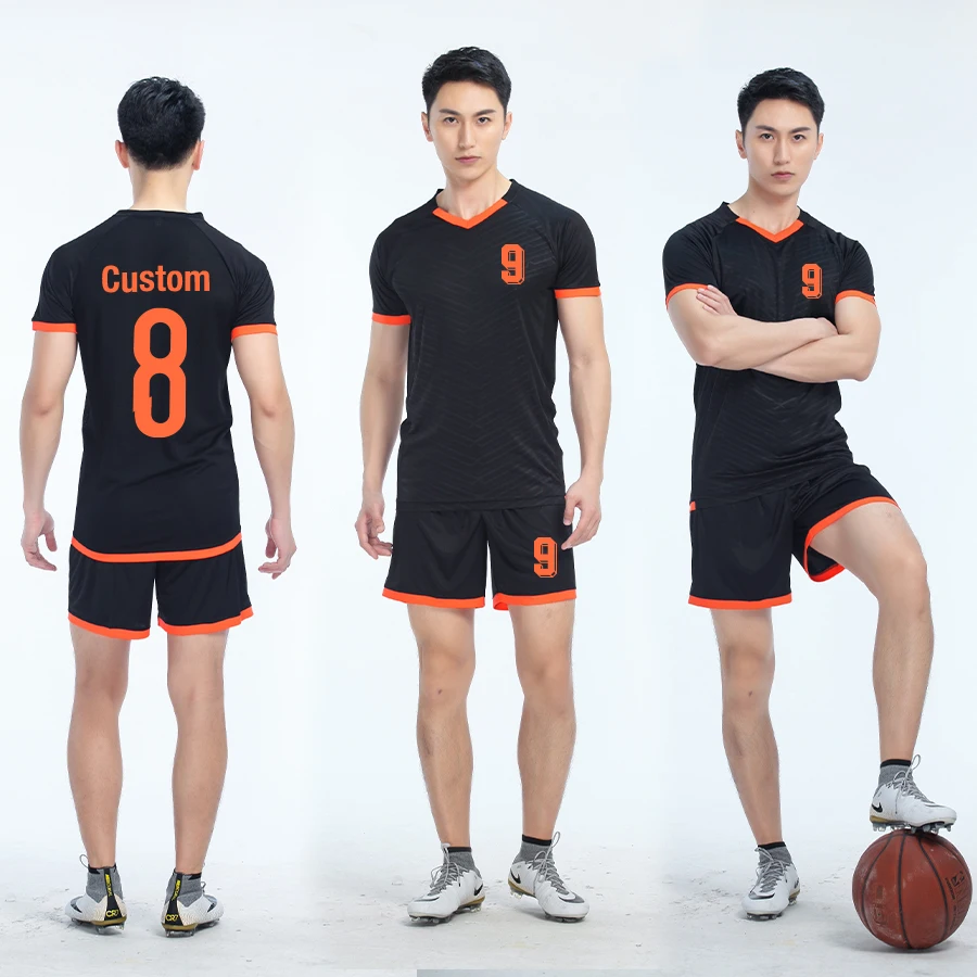 Lidong custom sublimated football uniforms adult and children football uniform set