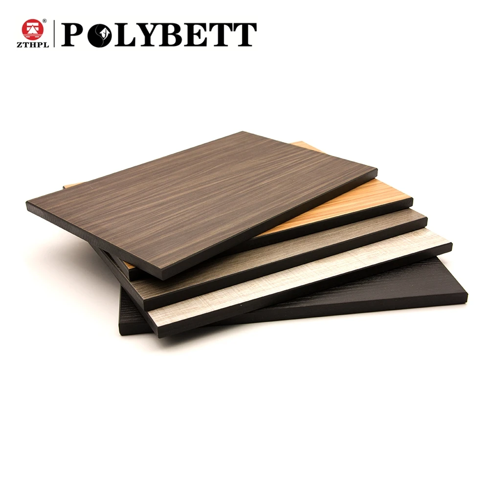 Good Design and Price Black Interior High Glossy Hpl Pressure Compact Laminate Board for Kitchen Cabinet Door