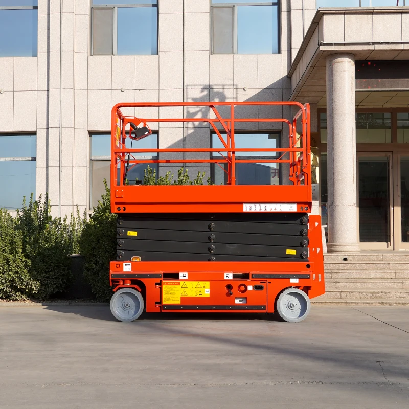 High-Altitude Work Platform Construction Elevator Self-Propelled Electric Elevator Hydraulic Small Mobile Scissors Lift