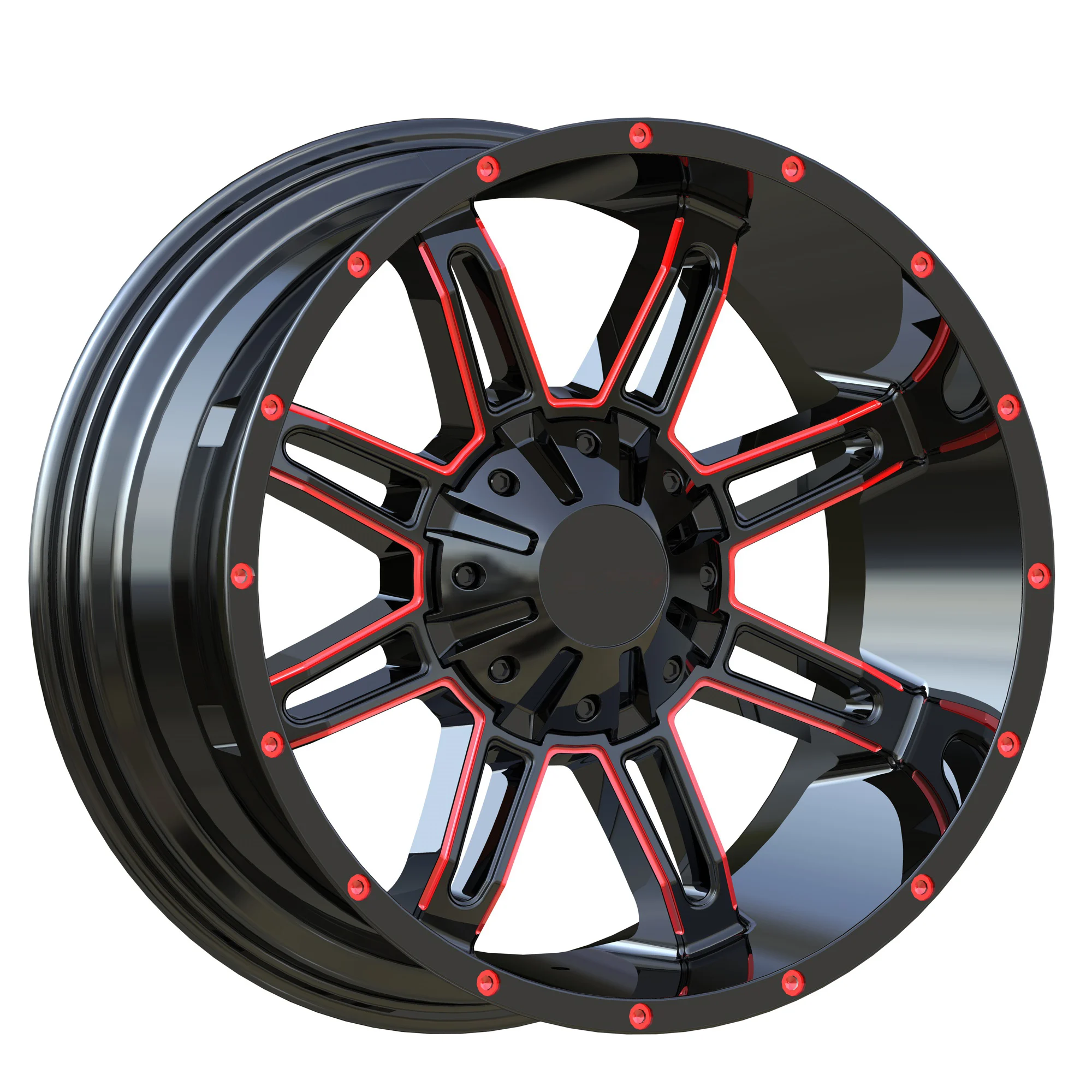 TS17D005  New design 20X10 inch suv rim,offroad 6x139.7 concave 4x4 20 inch truck alloy wheels