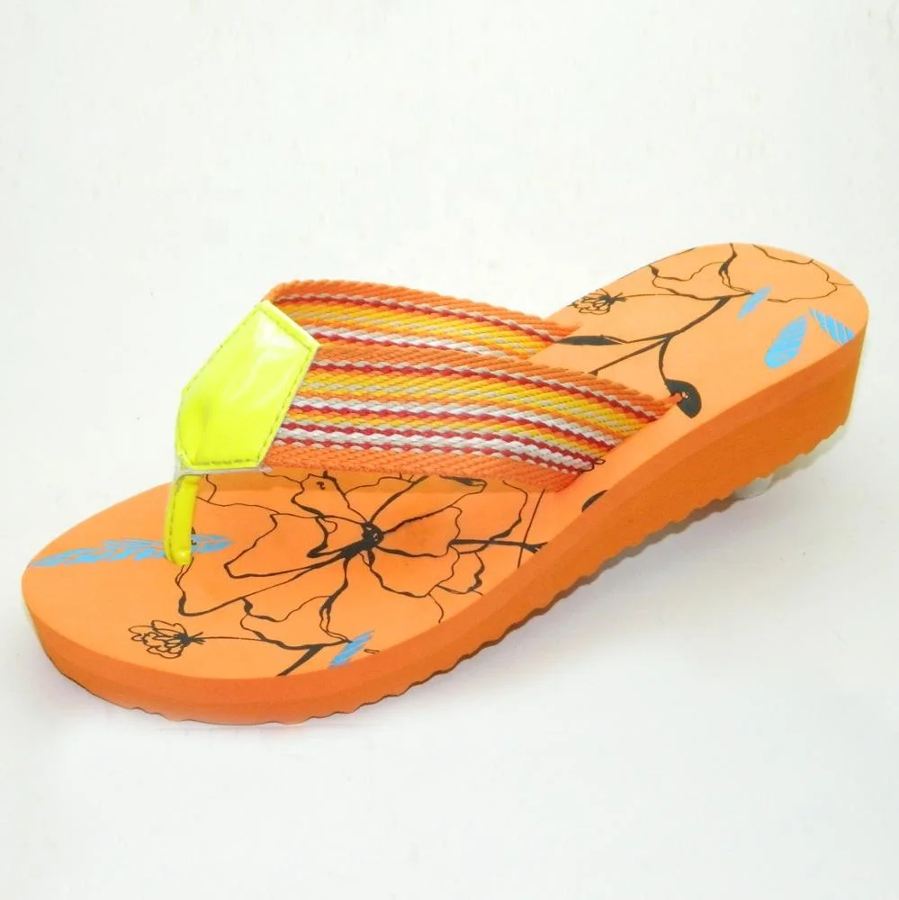 custom eva wedges flip flops women wholesale, flip flop wedges slippers women custom, custom women high heel wedge flip flops
