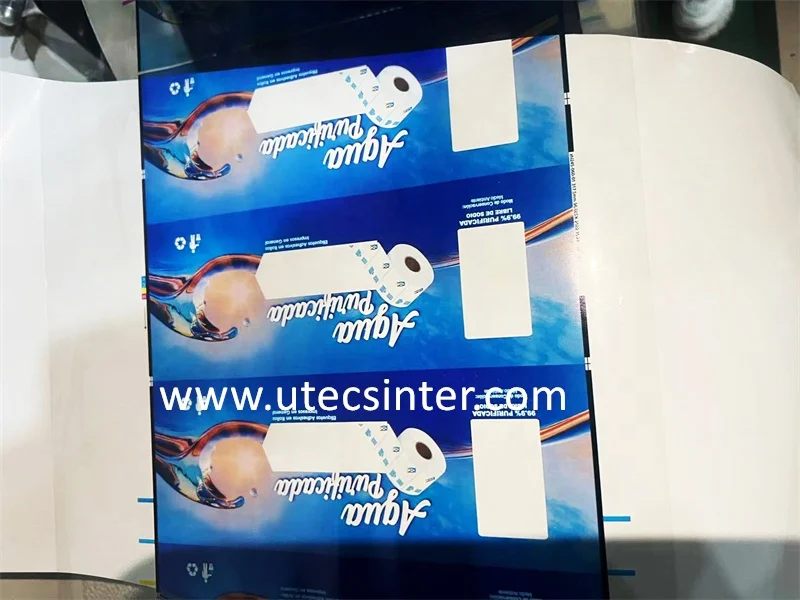 UTR320J8 Automatic led uv Horizontal unit type flexo printing machine for flexible packaging opp bopp pet pvc shrink label