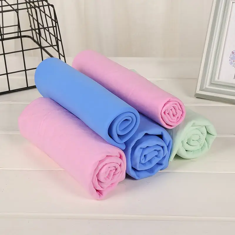 Eco-friendly Reusable Cleaning Cloth PVA Shami Towel Tube Pack Deerskin Cloth Suitable for Car Washing and Cleaning Vehicles