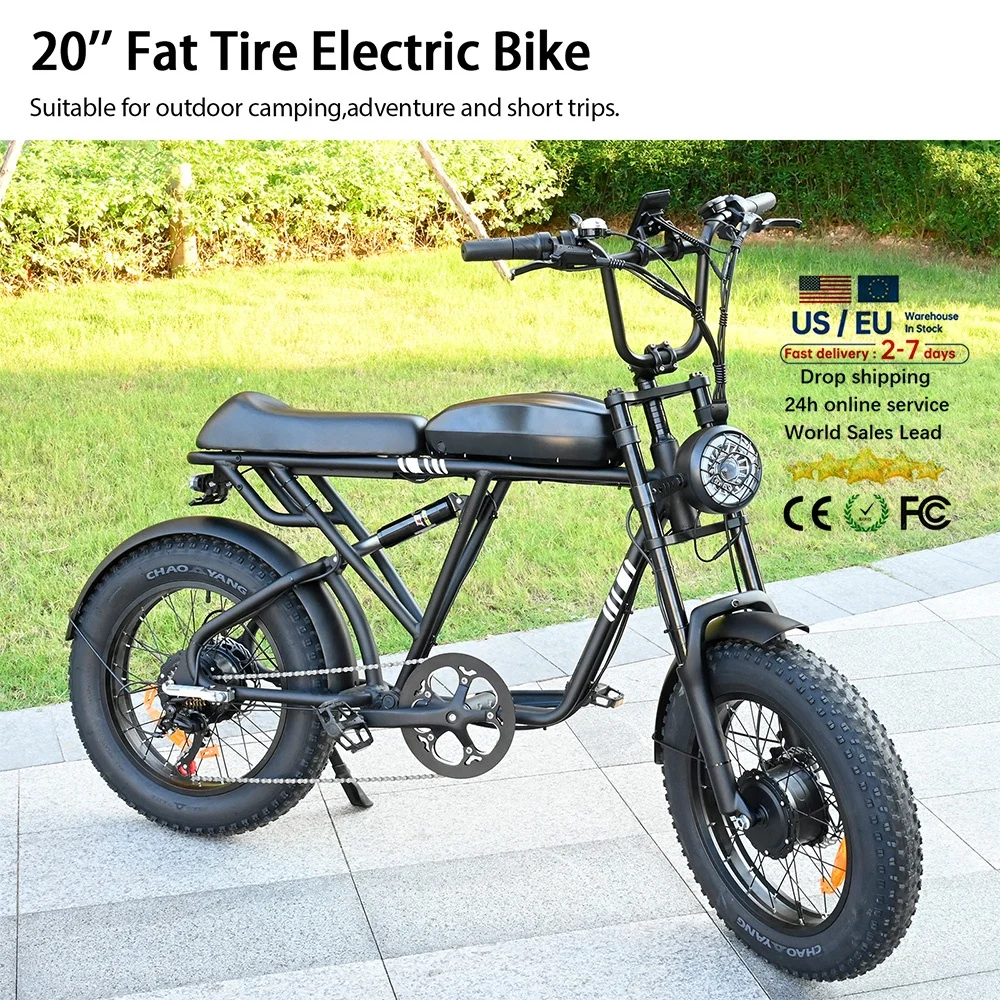 mountain High Performance electric bike 48v52v Double battery 30Ah 1000W electric bicycle NS5 high power ebike