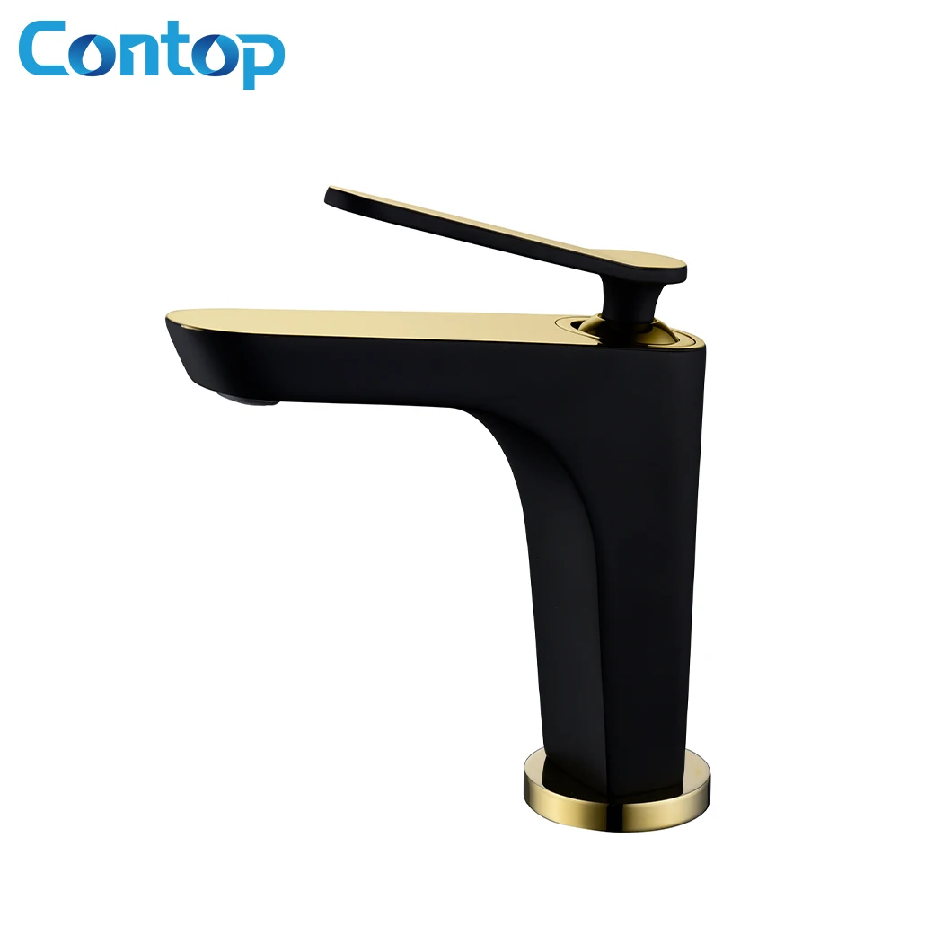 Modern Sanitary Set Single Lever Tap Single Hole Bathroom Basin Sink Mixer Faucet
