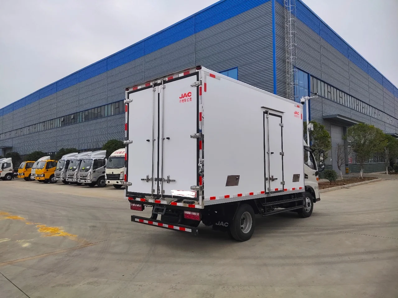 JAC V5 brand  refrigerated  box vehicle