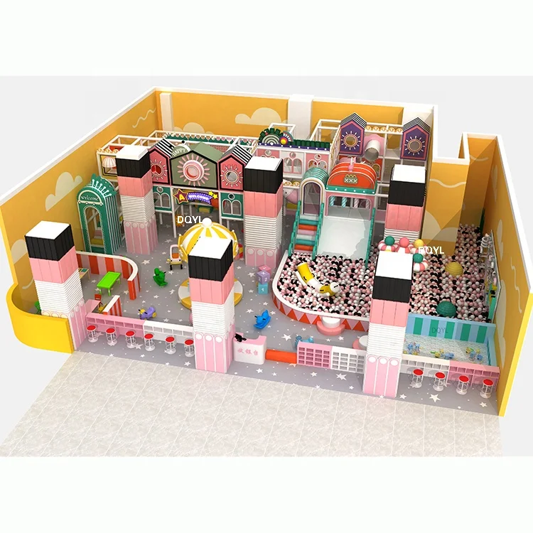 Design customization indoor playground equipment climbing wall  play equipment indoor games for kids  interact game child