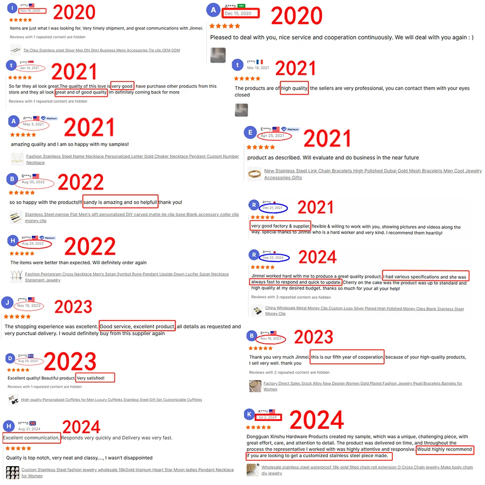 Женские серьги из нержавеющей стали