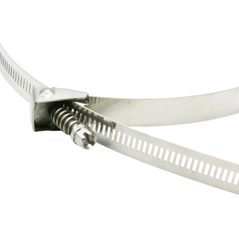 Stainless Steel Hose Post Pipe Clamp Stainless Steel Hoop Fastener Hoop Fastening Retractor For Pole Hose Clamp