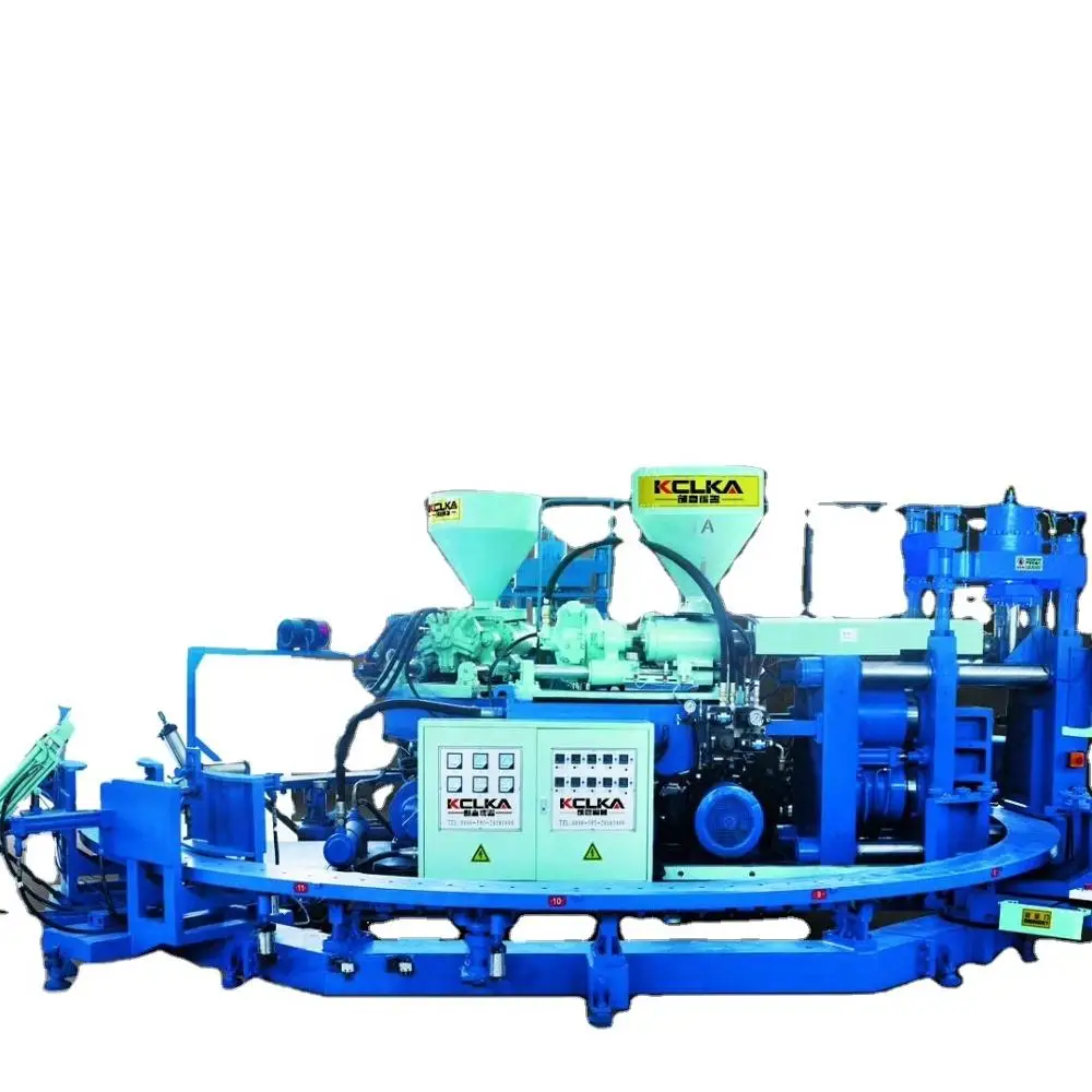 
Automatic double colors pvc gumboots injection moulding machine 