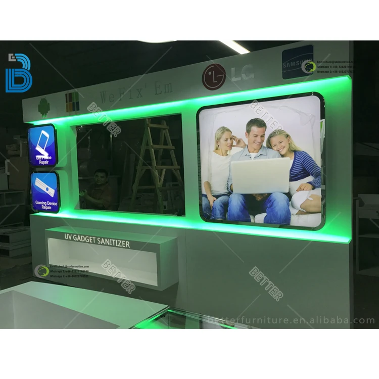 Good price mobile phone repair shop furniture for modern cellphone shop decor