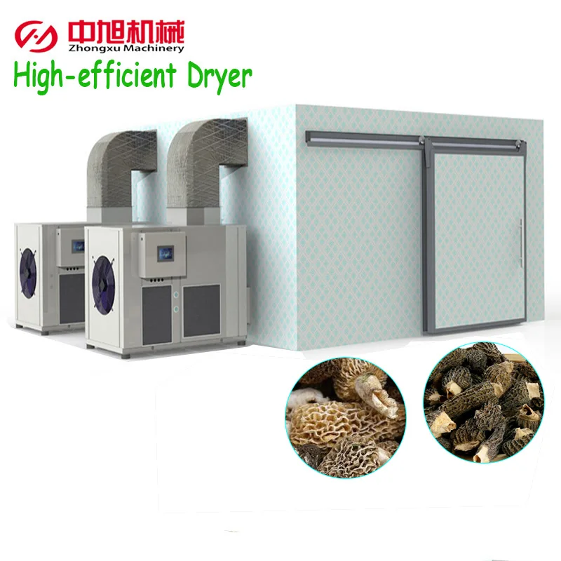
Zhongxu Machinery heat pump dryer morel drying equipment dehydrating machine drying house 