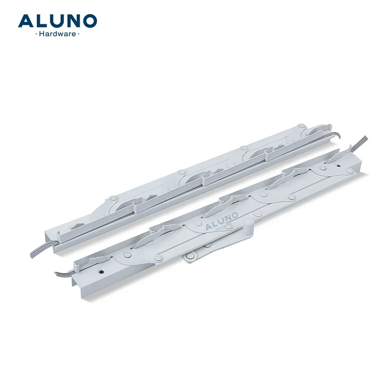 ALUNO Factory Aluminum Sliding Doors Shutter Blinds Hardware Louver Glass Window Frame