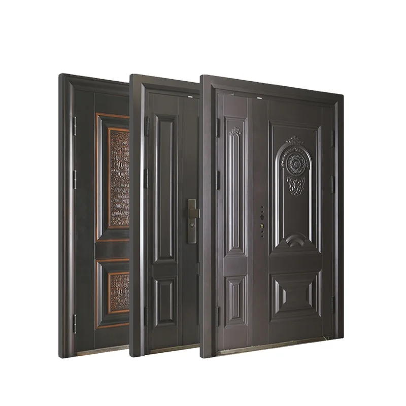 Security steel doors for houses front entry good quality residential exterior door latest design pictures metal main entrance
