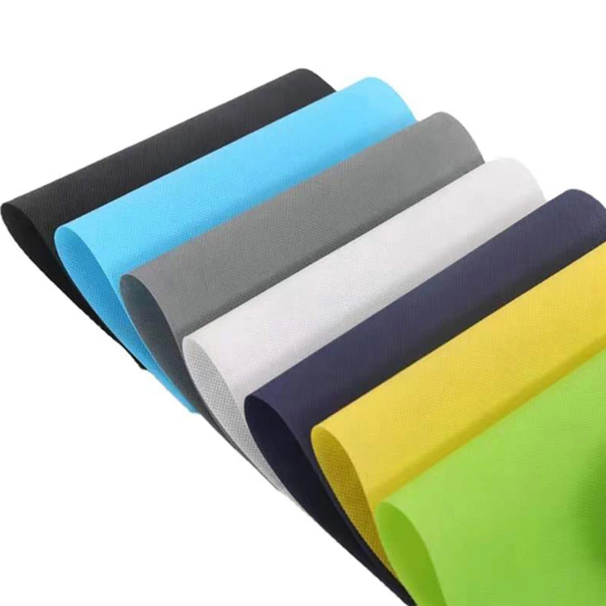 Factory promotion price hot sale colorful 100% polypropylene biodegradable nonwoven fabric manufacturers
