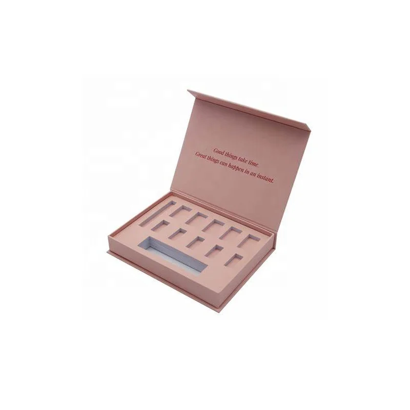 Luxury press on nail packaging box display cards for