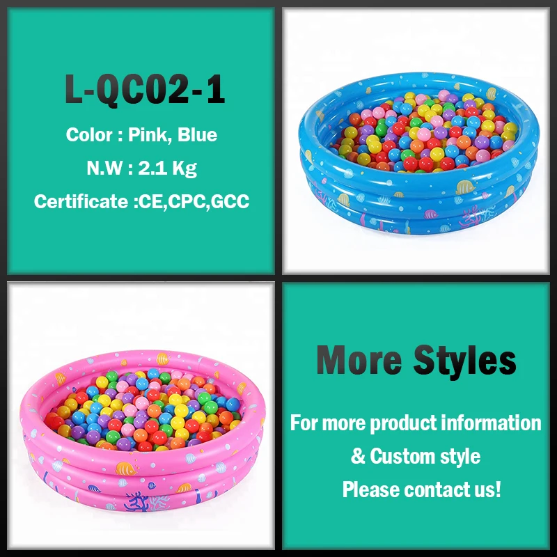 Hot sell soft inflatable pool swimming plastic kids ball pool