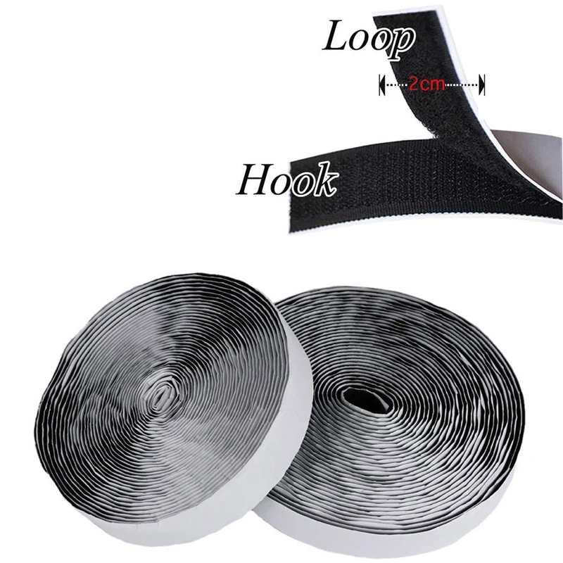 Strong Self adhesive Hook and Loop Fastener Tape Nylon Sticker Adhesive With Strong Glue For DIY