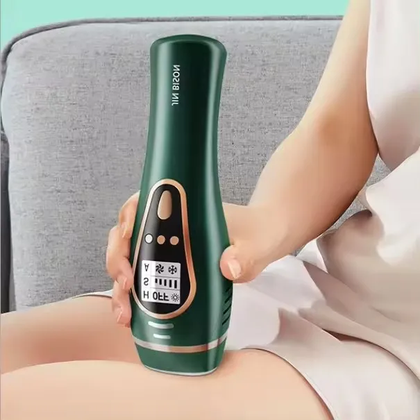 Skin Care Handheld IPL Laser Hair Removal Machine Painless Ice Cooling Quartz Tube Skin Rejuvenation Acne Treatment Depilator