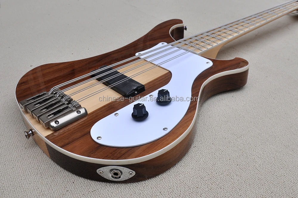 Flyoung 8 strings electric Bass Guitar Factory High QUality Guitars Walnut Body Neck Through body bass