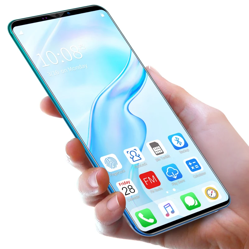  Смартфон с экраном 5 8 дюйма 4G X30 Pro 4 + 64 ГБ