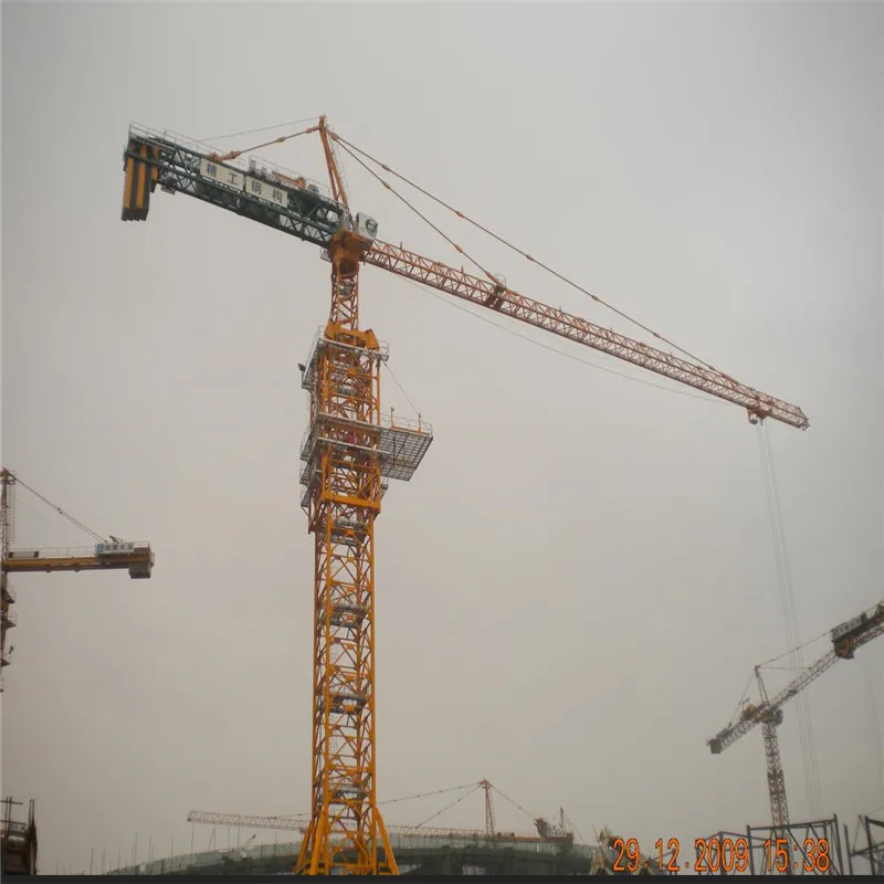 QTZ80 (5612) 6ton  popular topkit/hammerhead electric construction tower crane