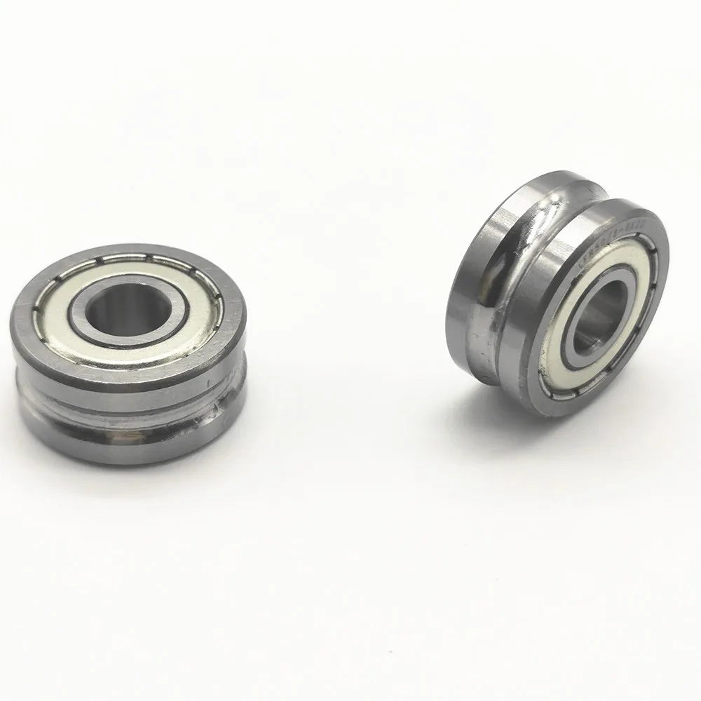 U grooved track roller wheel bearings for linear guide rail   LFR50/8-6KDD  8mmX24mmx11mm