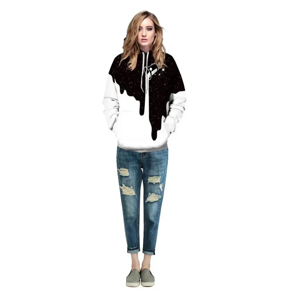new design custom sublimation 3d printed clothing couple hoodies sweatshirts